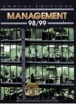 Management 9899  Sixth ed   1998  PDF电子版封面    Fred H. Maidment 