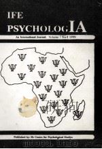 Ife psychologIA.   1999  PDF电子版封面    Ife Centre for Psychological S 