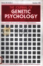 Journal of genetic psychology : developmental and climical psychology.   1999  PDF电子版封面     