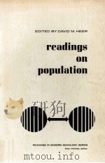 Readings on population   1968  PDF电子版封面    David M. Heer 