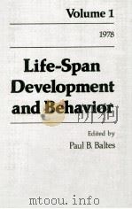 Life-Span development and Behavior（1978 PDF版）