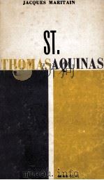 St. Thomas Aquinas（1958 PDF版）