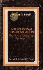 Interpersonal communication : the social exchange approach（1981 PDF版）