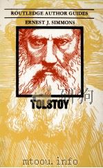 Tolstoy   1973  PDF电子版封面    Ernest J. Simmons 