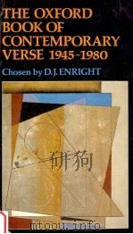 The oxford book of contemporary verse:1945-1980（1980 PDF版）