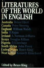 Literatures of the world in English   1985  PDF电子版封面    Bruce king 
