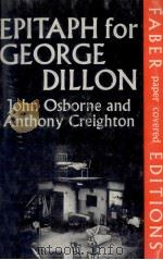 Epitaph for George Killin   1958  PDF电子版封面    John Osborne 