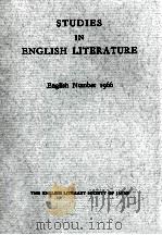 Studies in English literature : [Eibungaku kenky?u.]   1966  PDF电子版封面    Nihon Eibungakkai 