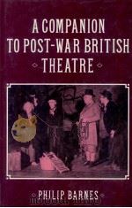 A companion to post-war british theatre（1986 PDF版）