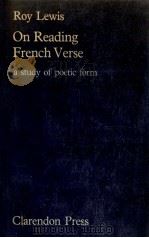 On reading french verse（1982 PDF版）