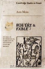 Poetry and fable   1984  PDF电子版封面    Ann Moss 