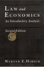Law and economics : an introductory analysis  2nd ed.   1988  PDF电子版封面    Werner Z. Hirsch 
