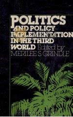 Politics and policy implementation in the Third World（1980 PDF版）