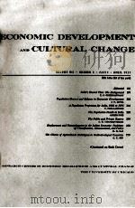 Economic development and cultural Change   1959  PDF电子版封面     