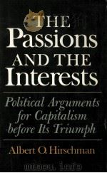 The passions and the interests : political arguments for capitalism before its triumph（1977 PDF版）