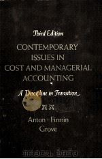Contemporary Issues in Cost and Managerial accounting : discipline in Transition（1978 PDF版）