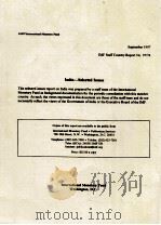 india--Selected issues   1997  PDF电子版封面    International monetary fund 