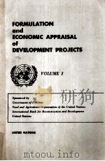 Formulation and economic appraisal of development projects :blectures delivered at the asian centre（1951 PDF版）
