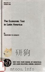 The Economic Test in Latin Americ（1956 PDF版）