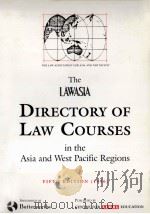 The lawasia directory of law courses : In the asia and west pacific regions   1996  PDF电子版封面     