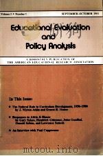 Educational evaluation and policy analysi   1981  PDF电子版封面    W.James Popham 