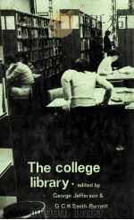 The College Library   1978  PDF电子版封面    George Jefferson and G C K Smi 