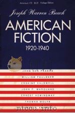 American Fiction 1920-1940   1941  PDF电子版封面    Foceph Warren Beach 