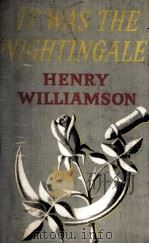 It was the nightingale（1962 PDF版）