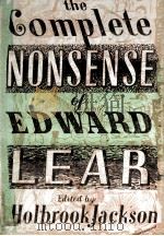 The complete nonsense o fEdward Lear   1947  PDF电子版封面    Holbrook Jackson 