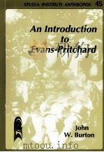 An introduction to Evans-Pritchard   1992  PDF电子版封面  3727807865   
