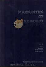 Major cities of the world   1985  PDF电子版封面    Major Cities of the World Exch 