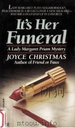 It's Her Funeral   1992  PDF电子版封面    Joyce Christmas 