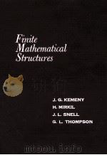 Finite mathematical structures   1959  PDF电子版封面    John G. Kemeny 