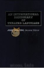 An International dictionary of theatre language（1985 PDF版）