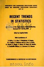 Recent trends in statistics : proceedings of the ...（1983 PDF版）