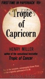 Tropic of Capricorn   1961  PDF电子版封面    Henry Miller 