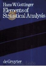 Elements of statistical analysis   1980  PDF电子版封面    Hans W. Gottinger 