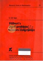 Hilbert's third problem:scissors congruence   1979  PDF电子版封面    C-H Sah 
