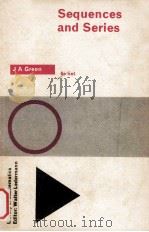 Sequences and series   1958  PDF电子版封面    J A Green 