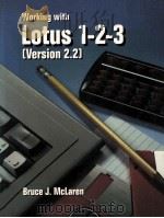 Working with lotus 1-2-3（1992 PDF版）