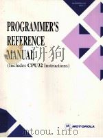 Programmer's reference manual:Includes CPU32 instructions   1992  PDF电子版封面     