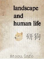 Landscape and human life（1966 PDF版）