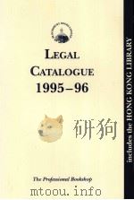 LEGAL CATALOGUE 1995-96   1995  PDF电子版封面     