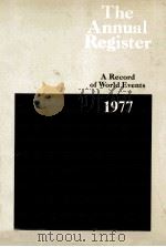 The annual register   1978  PDF电子版封面    H.V.Hodson 
