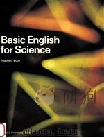 Basic English for science:teacher's book（1978 PDF版）