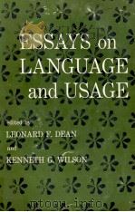 Assays on Language and Usage（1959 PDF版）