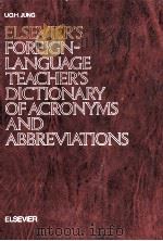 Elsevier's Foreign-Language Teacher's Dictionary of Acronyms and abbrrviations（1985 PDF版）