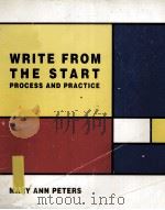 Write from the start:process and practice   1992  PDF电子版封面    Mary Ann Peters 