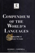 compendium of the world's languages（1991 PDF版）