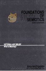 What is meaning? : studies in the development of significanc   1983  PDF电子版封面    Victoria Lady Welby 